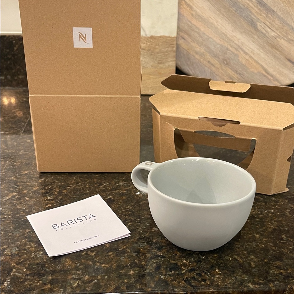 Nespresso Barista Cappuccino Cup (single) in Light Gray
